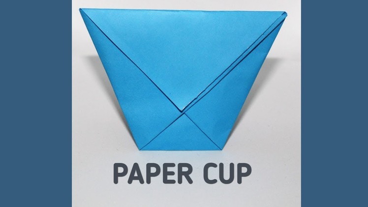 How To Make a Paper Cup | Origami Easy Tutorial