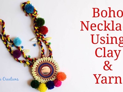 How to make Boho Necklace. DIY Navratri Dandiya Necklace
