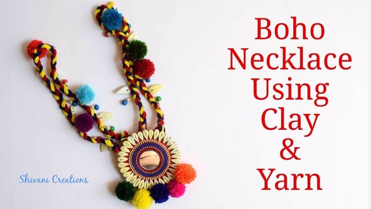 How to make Boho Necklace. DIY Navratri Dandiya Necklace