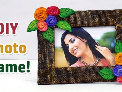 How to Make DIY Photo Frame from Cardboard | Easy Best Out of Waste Photo Frame | StylEnrich