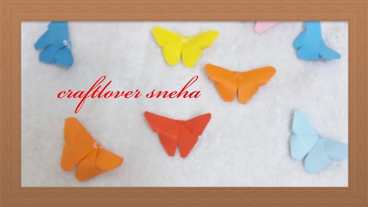 How to make paper butterfly 
very easy