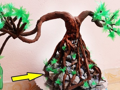 How to Make Plastic Bottle Tree #w - Crafts with Plastic Bottle - Waste Recycled Craft Ideas