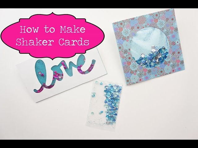 How to Make Shaker Cards with Washi Tape