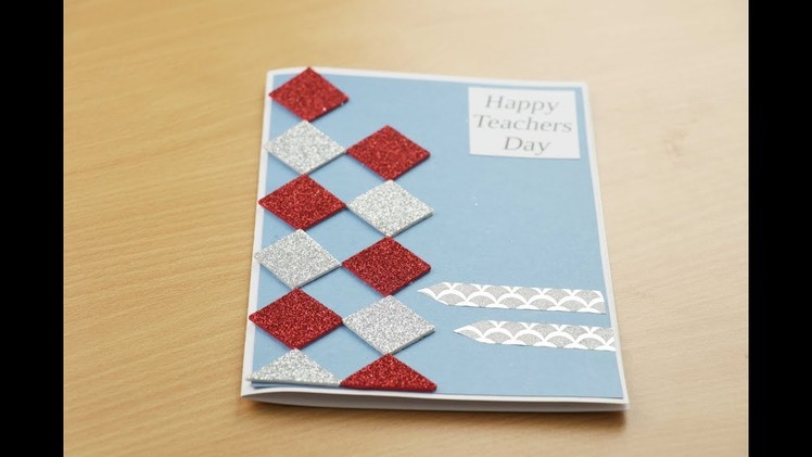 How to make simple greeting card ,DIY father's day, teacher's day, birthday greeting cards