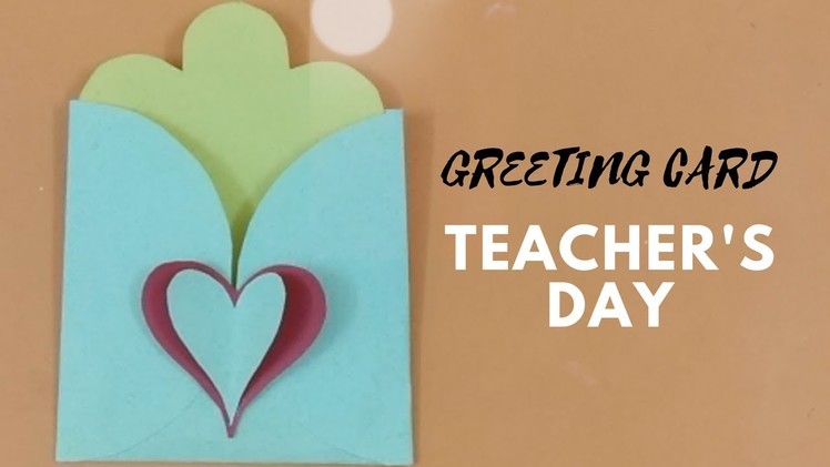 How to Make Teachers Day Card Easy For Kids #teachersdaycard