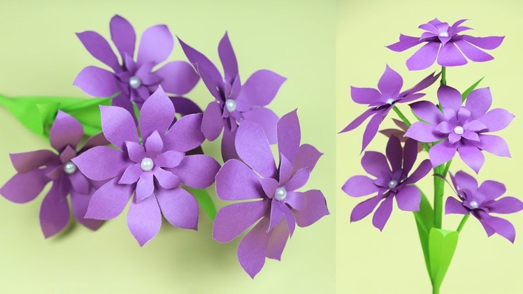 How to Make Very Beautiful Paper Stick Flower | DIY Stick Flower Ideas with Paper