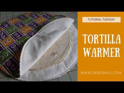 How to Sew a Fabric Tortilla Warmer - DIY Project