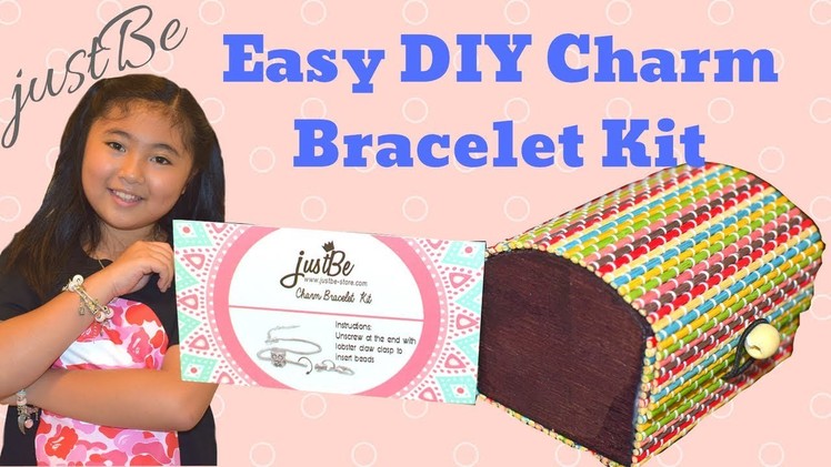 JustBe Charm Bracelet Kit Review | Easy DIY Charm Bracelet for Kids!!!