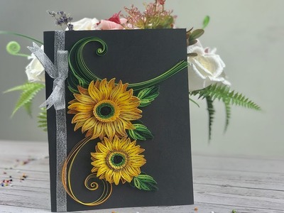 Paper Quilling Art | How to make a Greeting Card | eDIY Creations