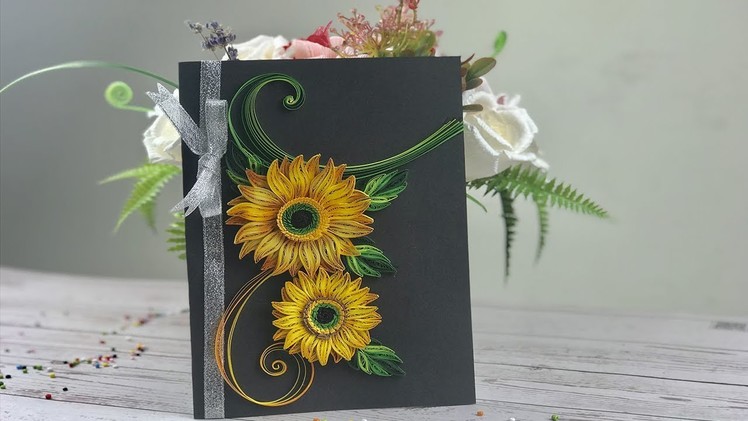 Paper Quilling Art | How to make a Greeting Card | eDIY Creations