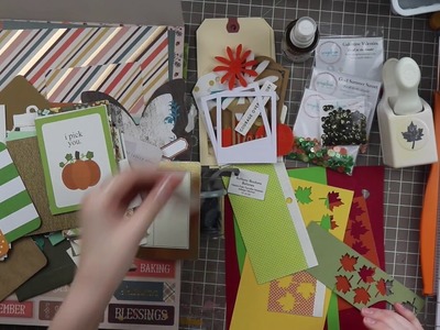 September Make a Scrapbook Kit with Me!. How to Kill a Kit With Style September Fall Kit Share