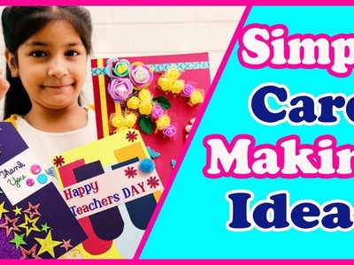 3 DIY Handmade Cards For Teachers Day????‍????,How to make Cards,for kids(2018)