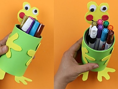 Amazing pencil holder,How to Make Pen Stand || Pen Holder || Pencil Holder