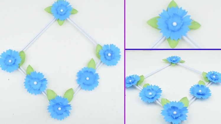 DIY | Crafts | Paper Flower Wall Hanging | Wall Decoration Ideas | Wall Hanging Flower