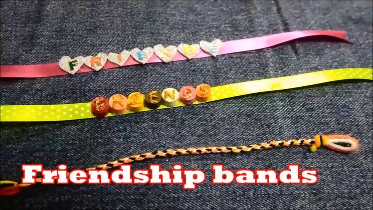 DIY Friendship Bracelets |How to Make Friendship Band at Home|Happy Friendship Day 2018
