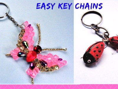 DIY: How to make key chains at home | Best out of waste | Easy craft idea