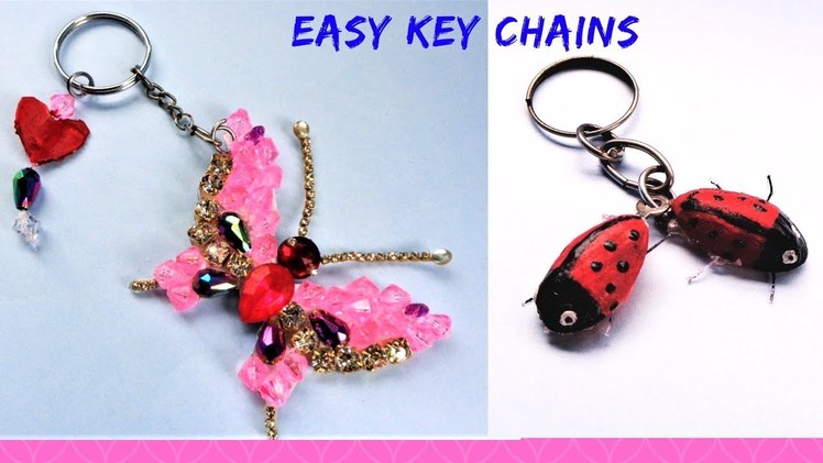 DIY: How to make key chains at home | Best out of waste | Easy craft idea