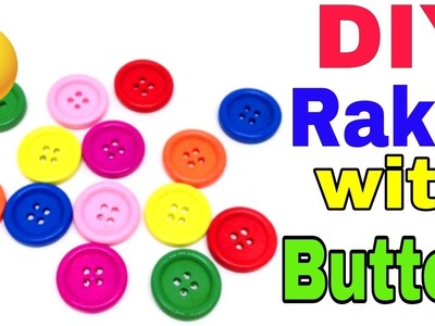 DIY:How to make Rakhi at home with Button | #Rakshabandhan | #Rakhi for kids |DIY Rakhi Design