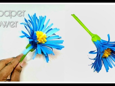Diy paper crafts sun flower | sohoje kagojer ful banan