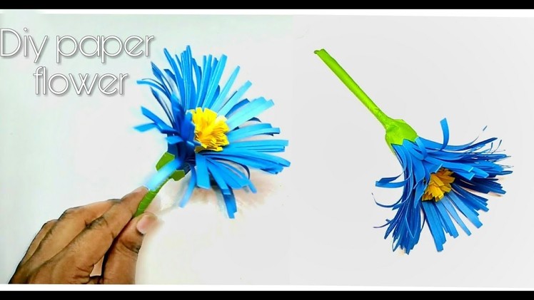 Diy paper crafts sun flower | sohoje kagojer ful banan