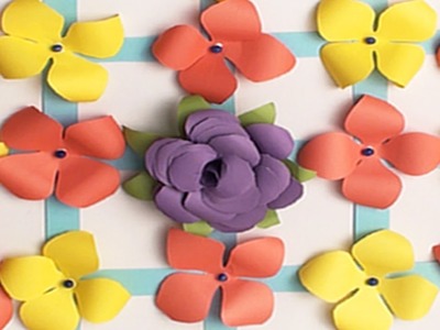 DIY Paper Flower Hanging Wall Decoration | Easy Origami Wall Decoration Idea by Simple Crafts