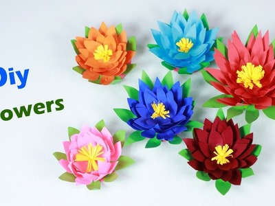 DIY Paper Flowers || How To Make Paper Flowers || Origami Paper Flowers || Paper Girl