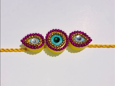 DIY Rakhi Making With Paper Quilling For Raksha Bandhan