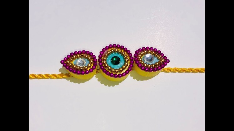 DIY Rakhi Making With Paper Quilling For Raksha Bandhan