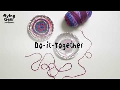 Do-It-Together Paper plate weaving