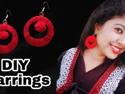 Easy DIY earrings|Handmade earrings |handmade jewellery|Jewellery Making|earrings making|ArtHolic KM
