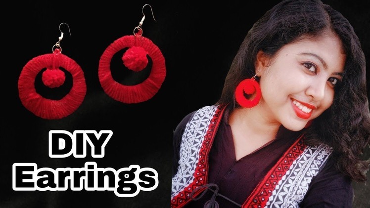 Easy DIY earrings|Handmade earrings |handmade jewellery|Jewellery Making|earrings making|ArtHolic KM
