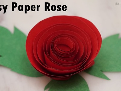 Easy DIY Paper Rose - The JS Education
