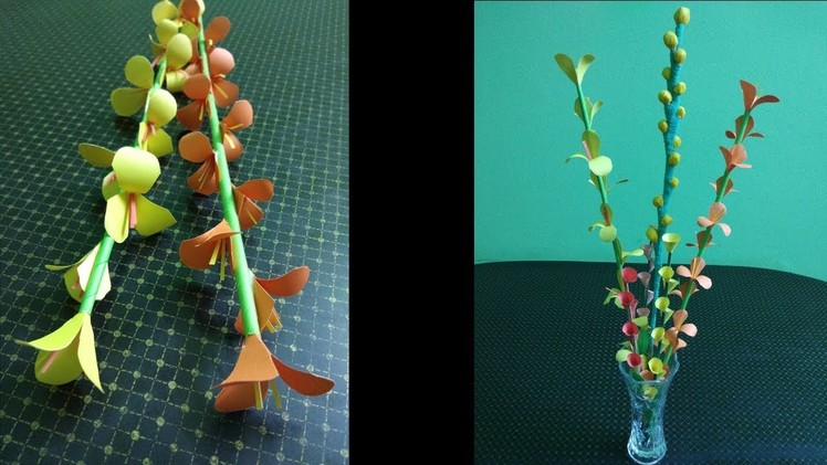 Easy Paper Flower Making. DIY Paper Crafts
