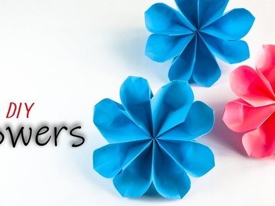 Easy Paper Flowers | Flower Making | DIY Origami Flower