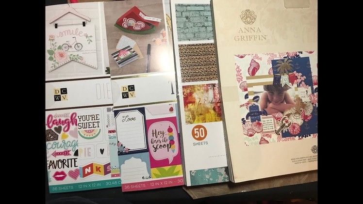 Flip Through Paper Pads from Joann's (DCWV & Anna Griffin)