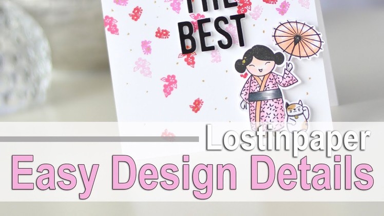 How To Add Easy Design Details to a Card!