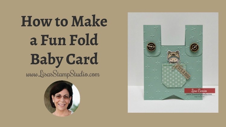 How to Make a Fun Fold Baby Card