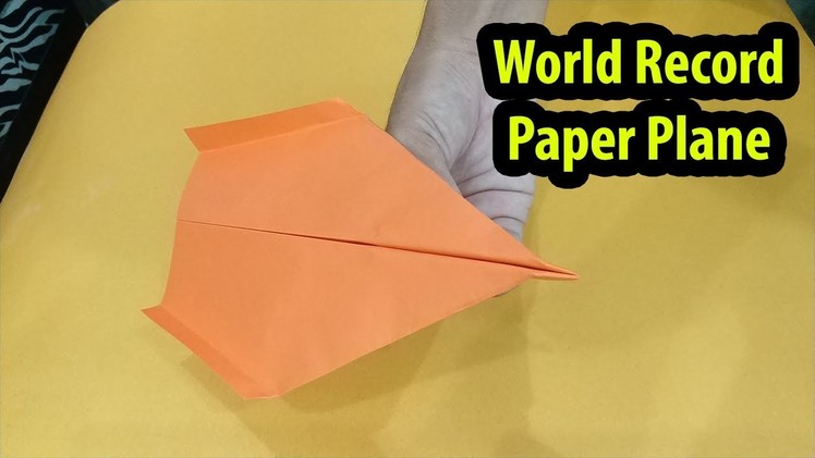 How to make a good paper airplane that flies far | Paper Plane Folding
