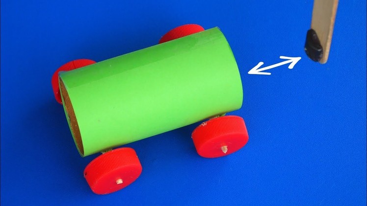 How to make a Magnetic Toy Car for Kids at Home
