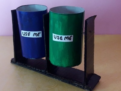 How to make a miniature dustbin