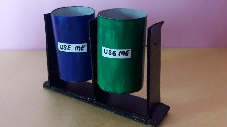 How to make a miniature dustbin