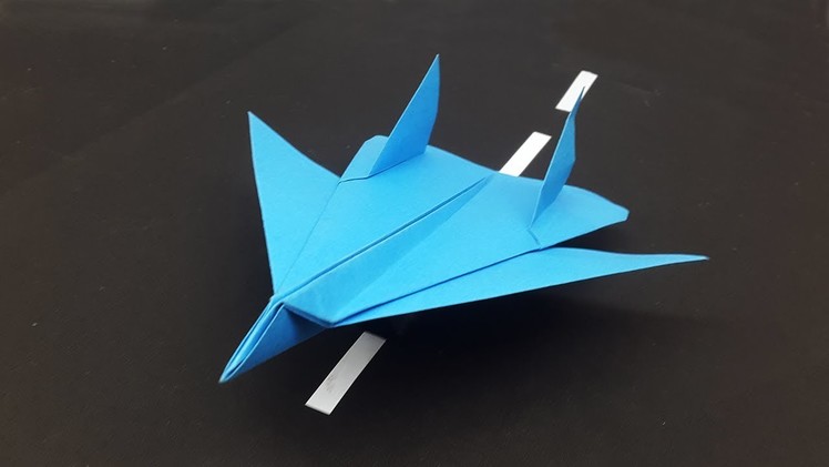 How to make a Paper Airplane F18 Fighter Jet - Best Paper Planes Making Tutorial