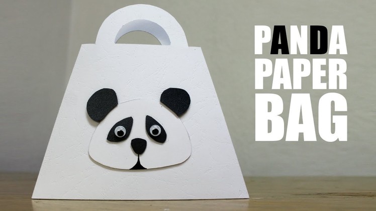 How to make a Paper Bag - DIY Panda Paper Bag Design