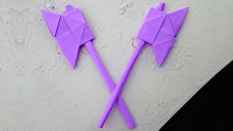 How to Make a Paper Battle Axe - Unlimited Crafts