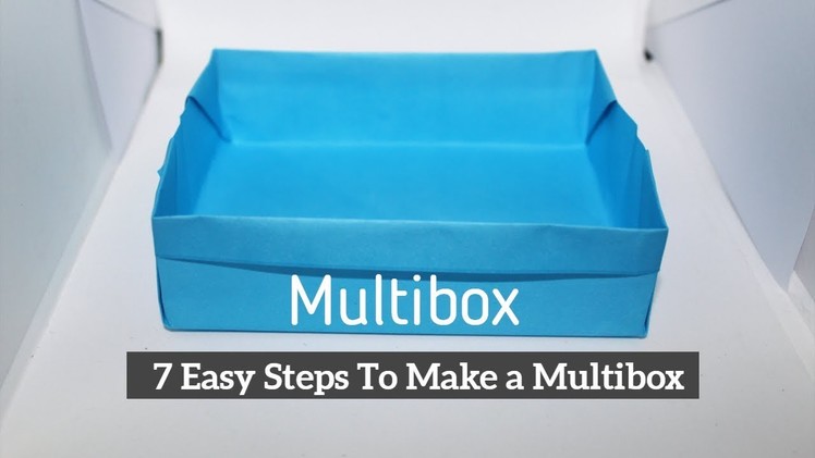 How To Make a Paper Box | Multibox | Origami Paper Box