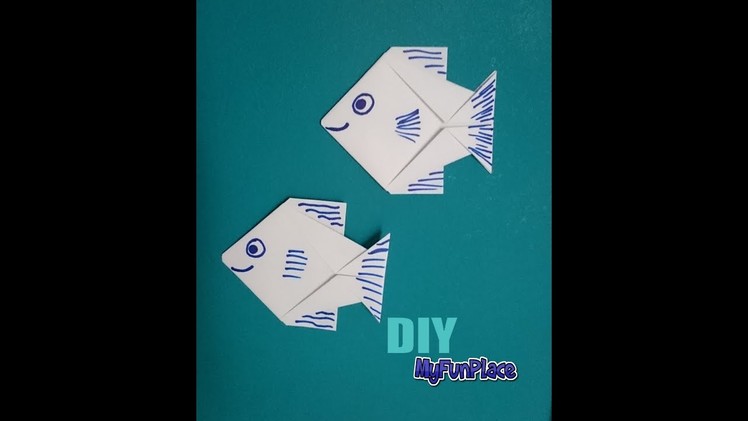 How To Make A Paper Fish - Origami - Tutorial