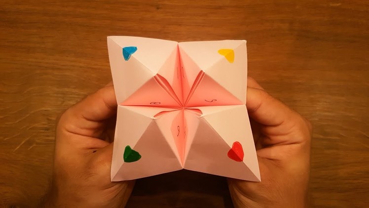 How To Make a Paper Fortune Teller - Origami