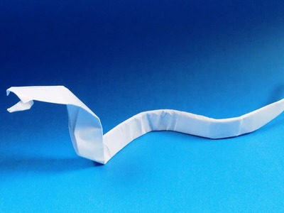 How to make a paper snake. Origami Snake