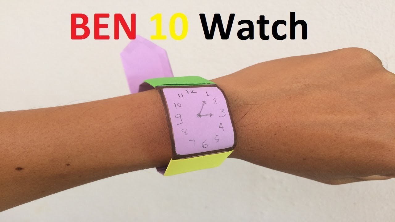 How to make a paper watch | Origami Wrist Watch - How To Make Wrist Watch With Paper