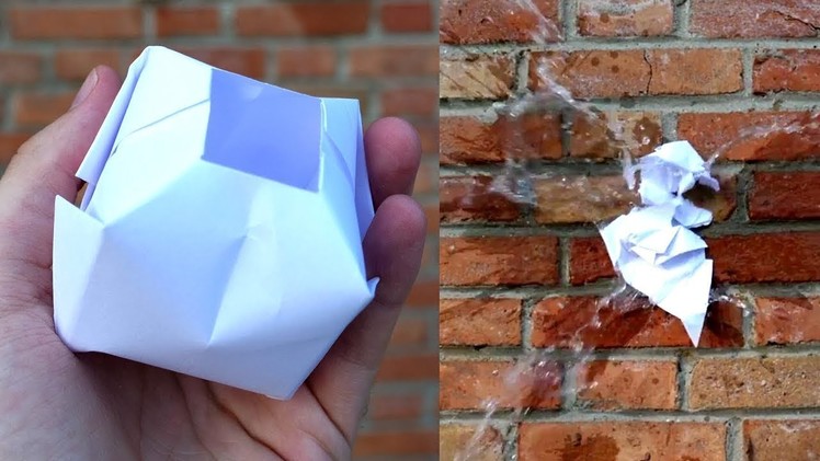 How to make a Paper Water Bomb